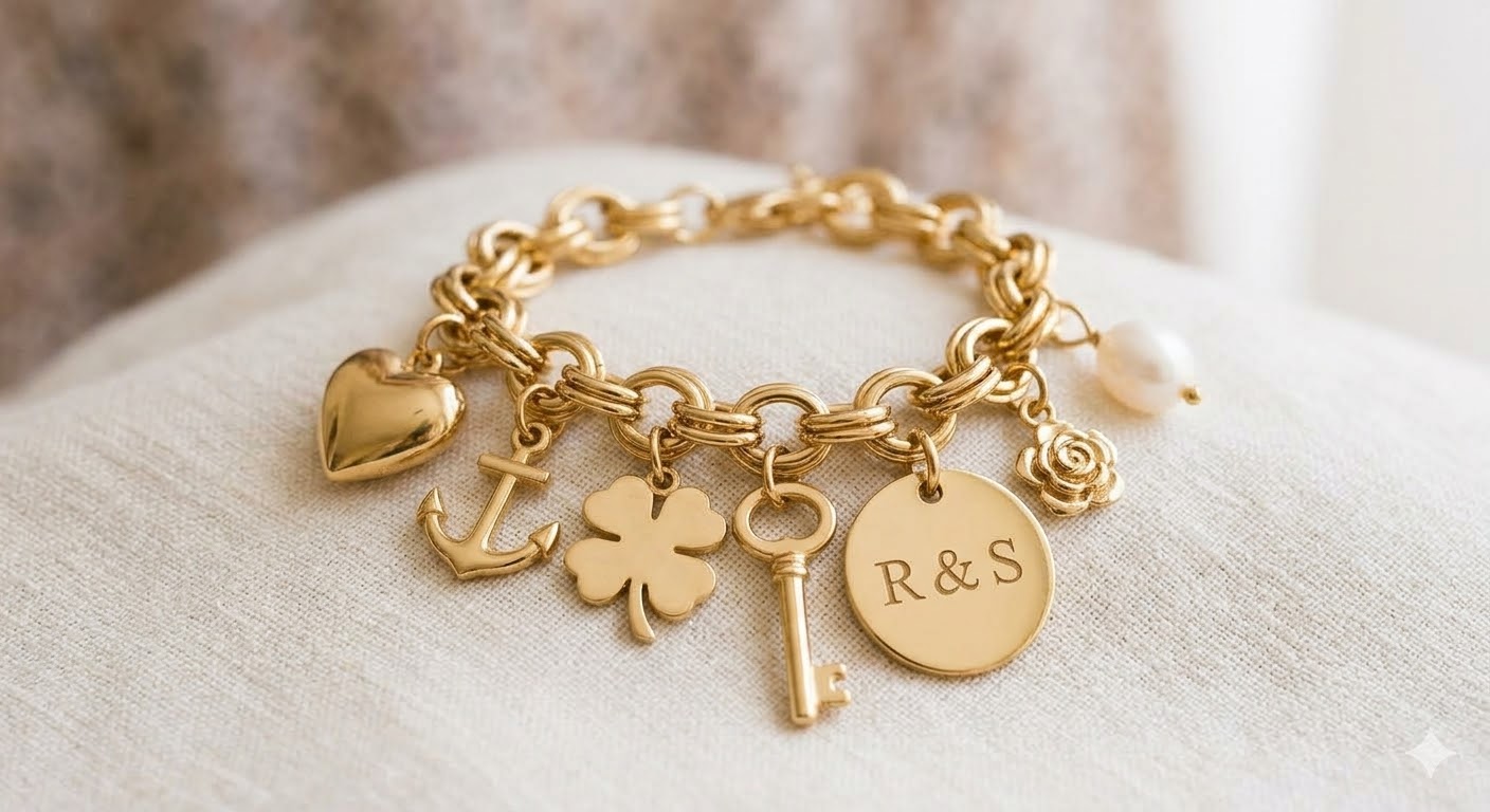 Bracelet Charme Doré