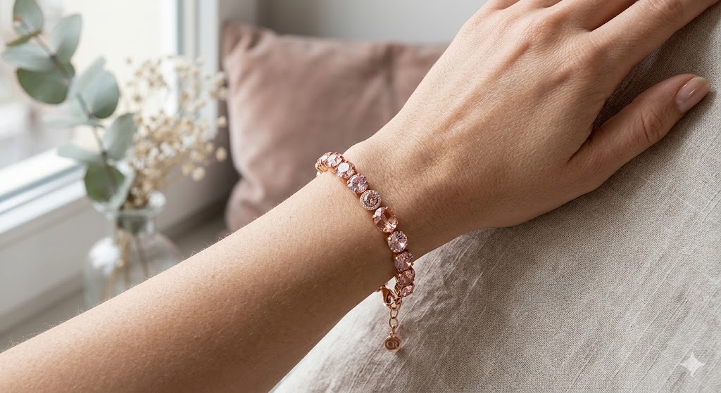 Bracelet Cristal Rosé